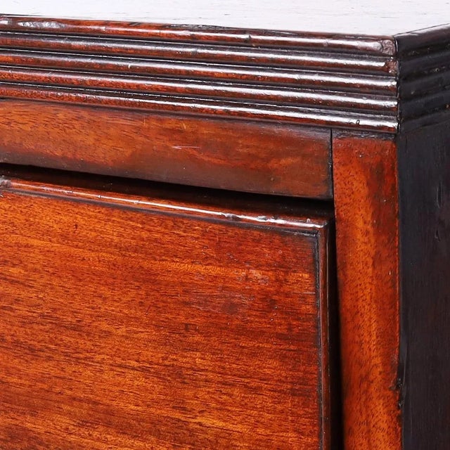 Antique British Colonial Campaign Chest on Cabinet For Sale In West Palm - Image 6 of 10