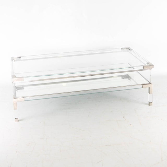 Coffee Table with Display Case, 1980s For Sale - Image 9 of 16