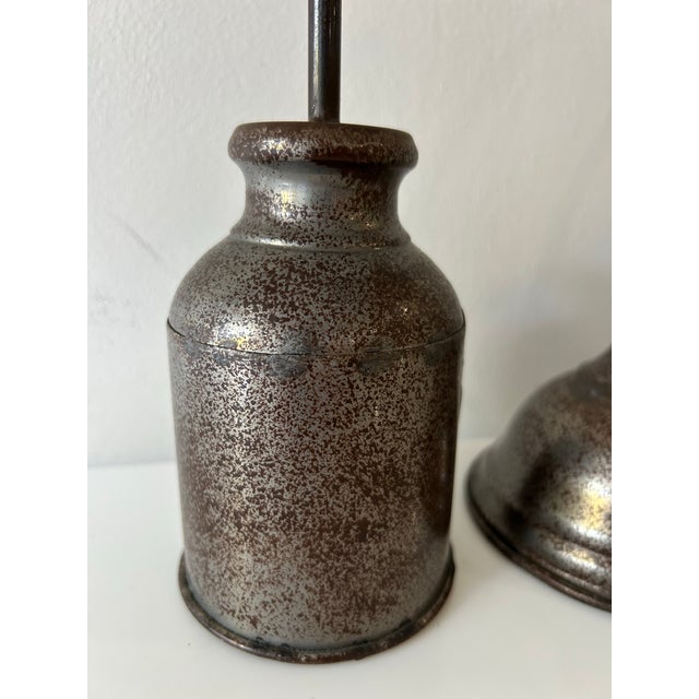 Realism Vintage Style Collection of Oil Cans- Ballard Designs For Sale - Image 3 of 11