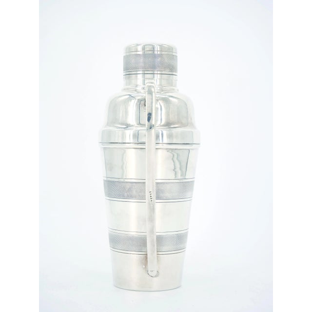 1900 - 1909 English Edwardian Sheffield Silver Plate Barware Cocktail Shaker For Sale - Image 5 of 12