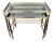 Hollywood Regency Brass Nesting Tables - 2 Pieces For Sale