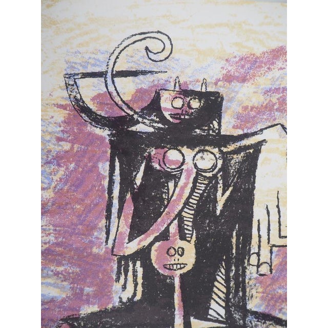 Modern Wifredo Lam, Primal Spirits, Lithograph For Sale - Image 3 of 6