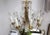 Tommi Parzinger Style Brass and Crystal Chandelier For Sale - Image 11 of 13