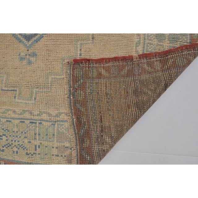 1950s Faded Oushak, Weathered Earth Tone Heritage Floor Art For Sale - Image 4 of 10