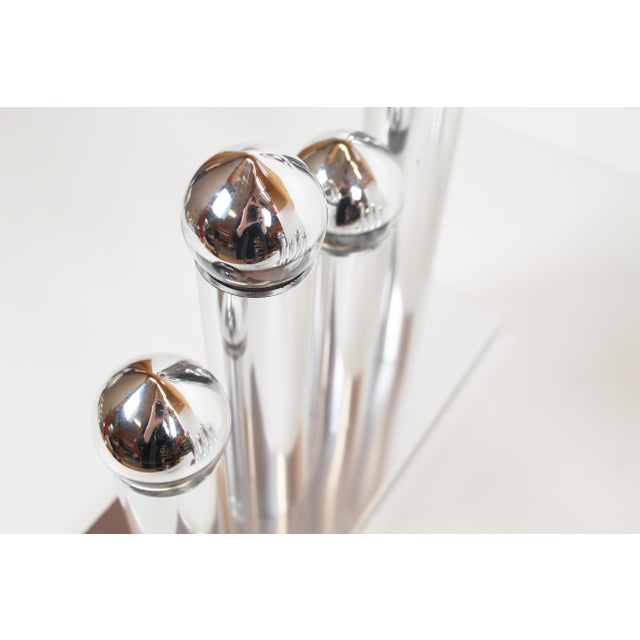 1970s Polished Wall Lamps by Gaetano Sciolari, 1970s, Set of 2 For Sale - Image 5 of 8