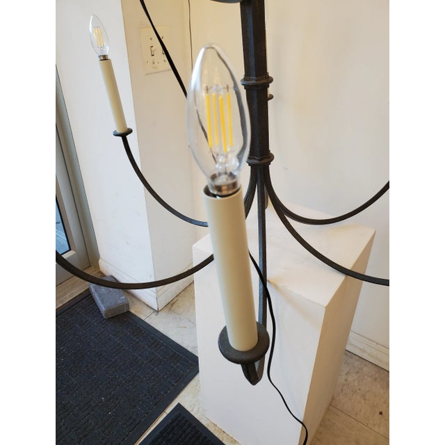 2010s Visual Comfort Iron Chandelier For Sale - Image 5 of 10