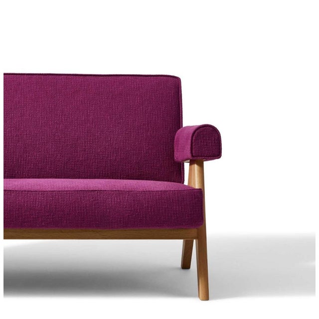 Capitol Complex Sofa attributed to Pierre Jeanneret for Cassina For Sale - Image 9 of 12