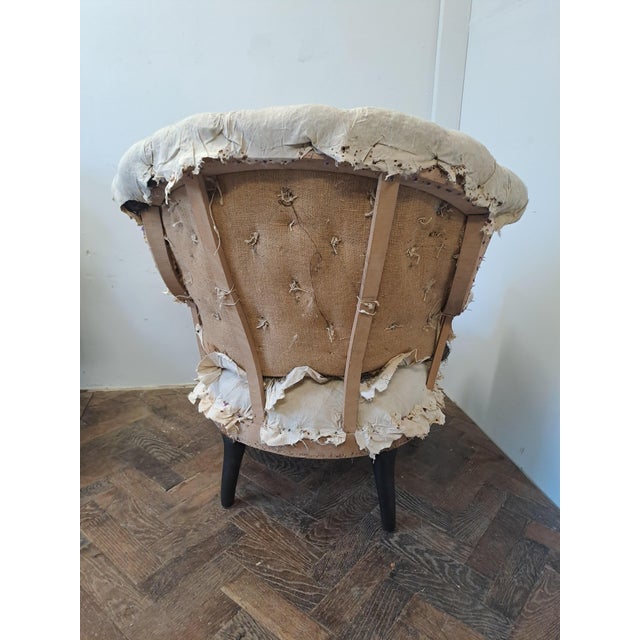 Late 19th Century Napoleon III Upholstered Armchairs, 1880s, Set of 2 For Sale - Image 5 of 7