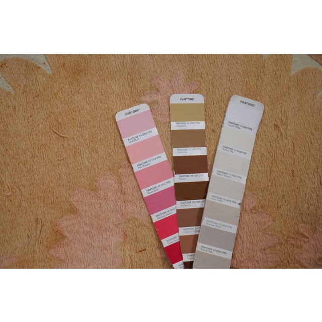 Suzani Tapestry - Faded Uzbek Table Cloth - Tribal Embroidery Wall Decor 4'5'' X 4'6'' For Sale - Image 13 of 13