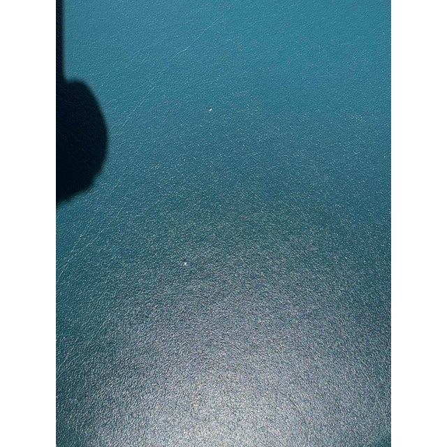 Animal Skin Late 20th Century Brayton International Blue Leather Club Chair - A Set of 2 For Sale - Image 7 of 15