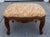 Antique Louis XV French Provincial Footstool With Fortuny Seat.