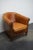 Vintage Dutch Cognac Colored Leather Club Chair For Sale - Image 5 of 14