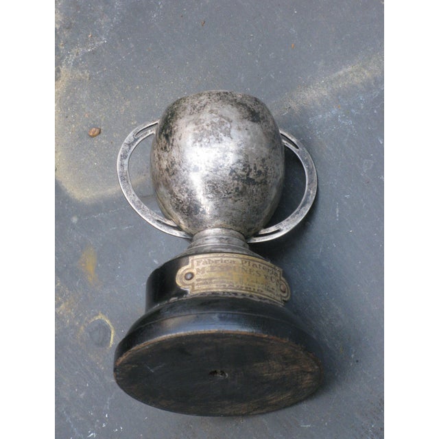Trophy in Solid Sterling Silver. Reads "Premio Cabrero, Madrid 1933" Antique For Sale - Image 6 of 13