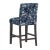 Spritely Home Counter Stool in Leopard Blue For Sale - Image 4 of 8
