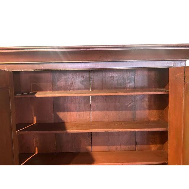 19th Centurty Step Back Cupboard For Sale - Image 4 of 8