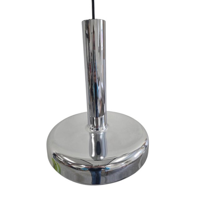Space Age Chrome Pendant Lamp from Staff Leuchten, 1970s For Sale - Image 4 of 10