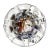 1970s Crystal Palace P-1288 Ceiling or Wall Light in Partially Mirrored Glass from Raak Amsterdam, Netherlands, 1970s For Sale - Image 5 of 14