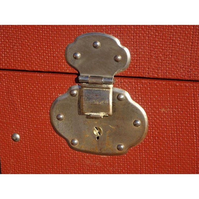 Early 20th Century Cabin Trunk, 1930s For Sale - Image 6 of 18
