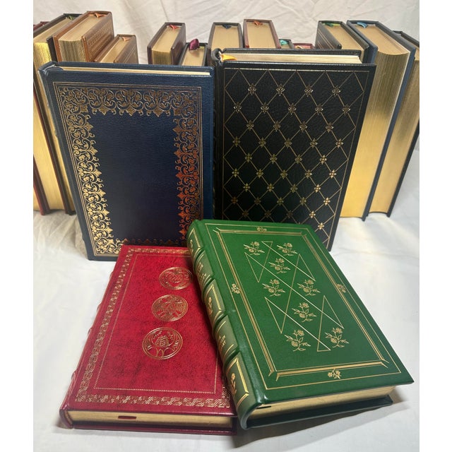 American 1970s Vintage Franklin Library, Pulitzer Prize Classics Collection, Leather Books - Set of 22 Books For Sale - Image 3 of 12