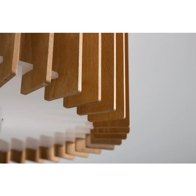 Wood Swedish Mid-Century Pendant by Hans-Agne Jakobsson For Sale - Image 7 of 12