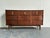 Brown Vintage Midcentury Louvered Dresser For Sale - Image 8 of 12
