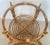 Camel Vintage Rattan Tray Tables, Glass Insert, a-Pair For Sale - Image 8 of 14