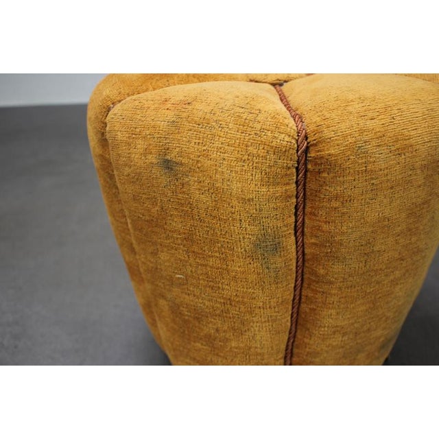 Mid-Century Ottoman by Jindrich Halabala, Former Czechoslovakia, 1950s For Sale - Image 9 of 11