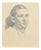 Albert Goltjakov, Portrait of a Woman, 1960s, Pencil on Paper For Sale
