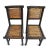 English Vintage Pair of Bamboo Chairs For Sale - Image 3 of 9