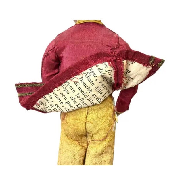 19th Century Neapolitan Crèche Figure, Terracotta & Wood Young Man For Sale - Image 10 of 12