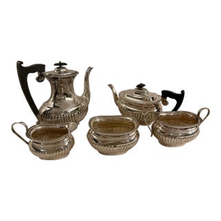 Antique English Sterling Silver Tea & Coffee Set – Made for John Wanamaker, 2365g For Sale