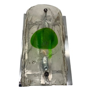 Wall Lamp attributed to A.V. Mazzega, 1970s For Sale