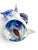Glass Alessandro Barbaro 20th Century Italian Murano Art Glass Cockatoo Bird Sculpture For Sale - Image 7 of 7