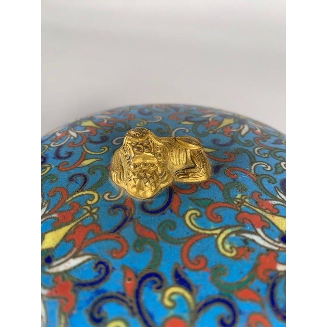 19th Century Cloisonné Bronze Box, China, Jiaqing Period, 19th Century For Sale - Image 5 of 12