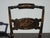 Wood Vintage L. Hitchcock French Country Black Turtle Back Rush Seat Chair Stenciled For Sale - Image 7 of 17