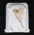Antique Enameled Cast Iron Arched Bathtub Recessed Soap Dish For Sale - Image 6 of 7