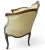 French Antique Louis XV Style Bergère Barrel-Back Silhouette Armchair – Rococo Revival, Late 1800s For Sale - Image 3 of 18