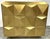 2020s Baker Modern Geometric Brass Foil Facet Chest of Drawers as Is For Sale - Image 5 of 7
