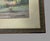 Traditional Vintage Riverside Landscape Framed Pastel Watercolor Painting With Sailboat For Sale - Image 3 of 6