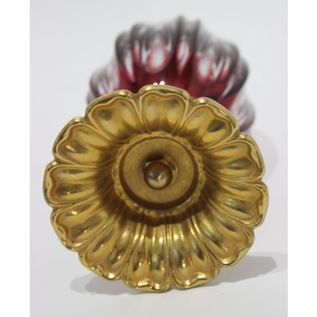 Baldi Ruby Egg Cut to Clear 24-Karat Gold For Sale - Image 4 of 9