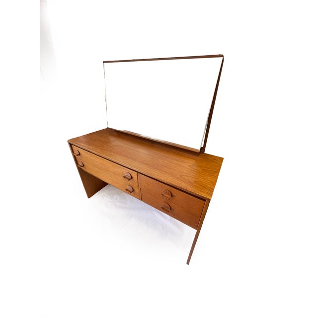 Mid-Century Modern Cantata Dressing Table with Mirror by John & Sylvia Reid for Stag Furniture, 1960s For Sale - Image 6 of 12