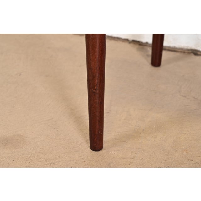 Danish Modern Sculpted Solid Rosewood Dining Chairs by Vamdrup Stolefabrik, Set of Eight For Sale - Image 9 of 13