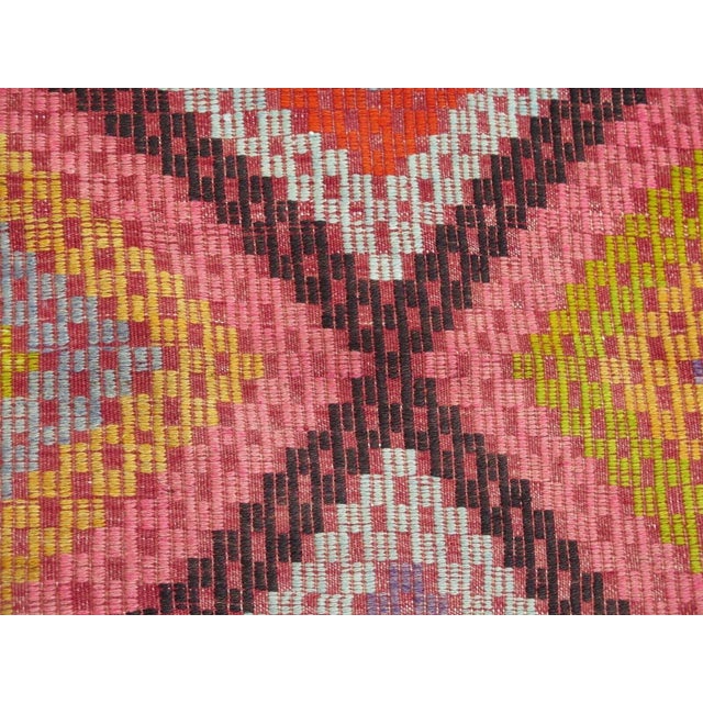 1960s Bohemian Kilim Rug - 67"x110" For Sale - Image 10 of 13