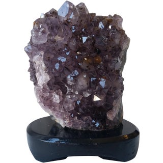 Amethyst Cluster on Stand For Sale