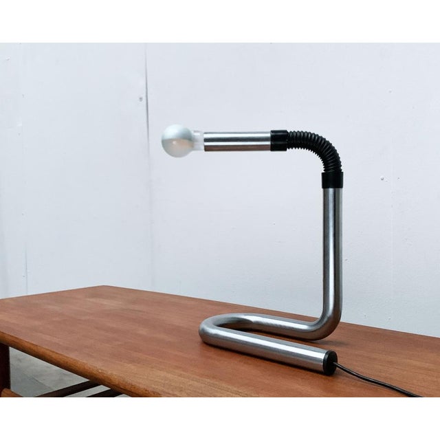 Mid-Century Italian Space Age Minimalist Table Lamp, 1960s For Sale - Image 18 of 18