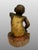 Wood Late 19th Century Antique Wood Hand Carved Burmese Monk Figure With Gilding For Sale - Image 7 of 12