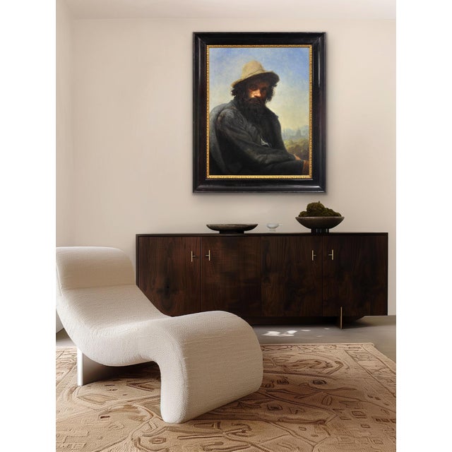 Albin Mattenheimer, Self-Portrait, 1875, Oil on Canvas, Framed For Sale - Image 13 of 18