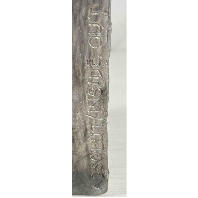 Abstract "Absolut/Inside Out" — Abstract Aluminum Sculpture, Herbert Simon 2001 For Sale - Image 3 of 6