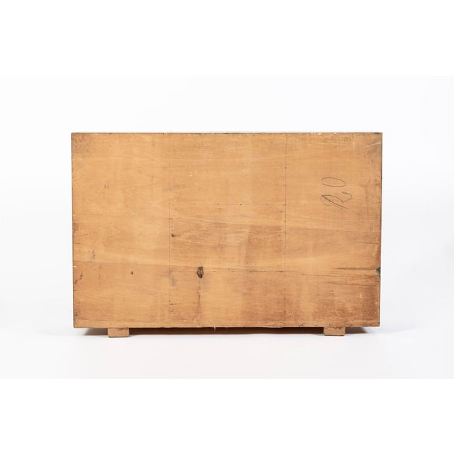 Antique Art Deco Italian Walnut Wood Credenza Cabinet For Sale - Image 12 of 12