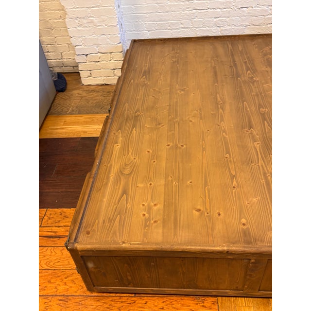 Restoration Hardware Full Size Restoration Hardware Durant Storage Platform Bedframe For Sale - Image 4 of 12